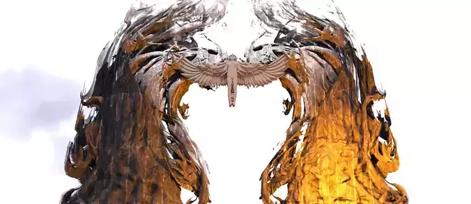 Angel horde wave sculpture 2