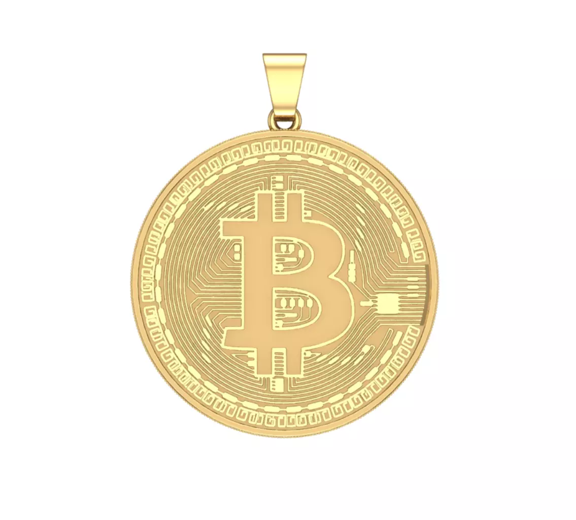 Bitcoin 3D print model_0