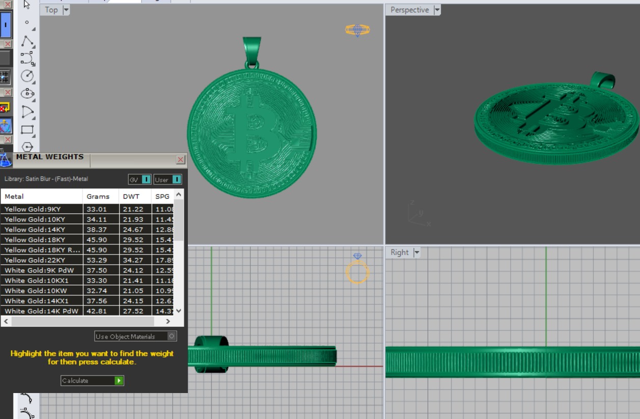 Bitcoin 3D print model_1