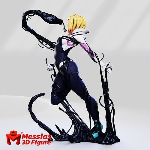 spider gwen 3D print model