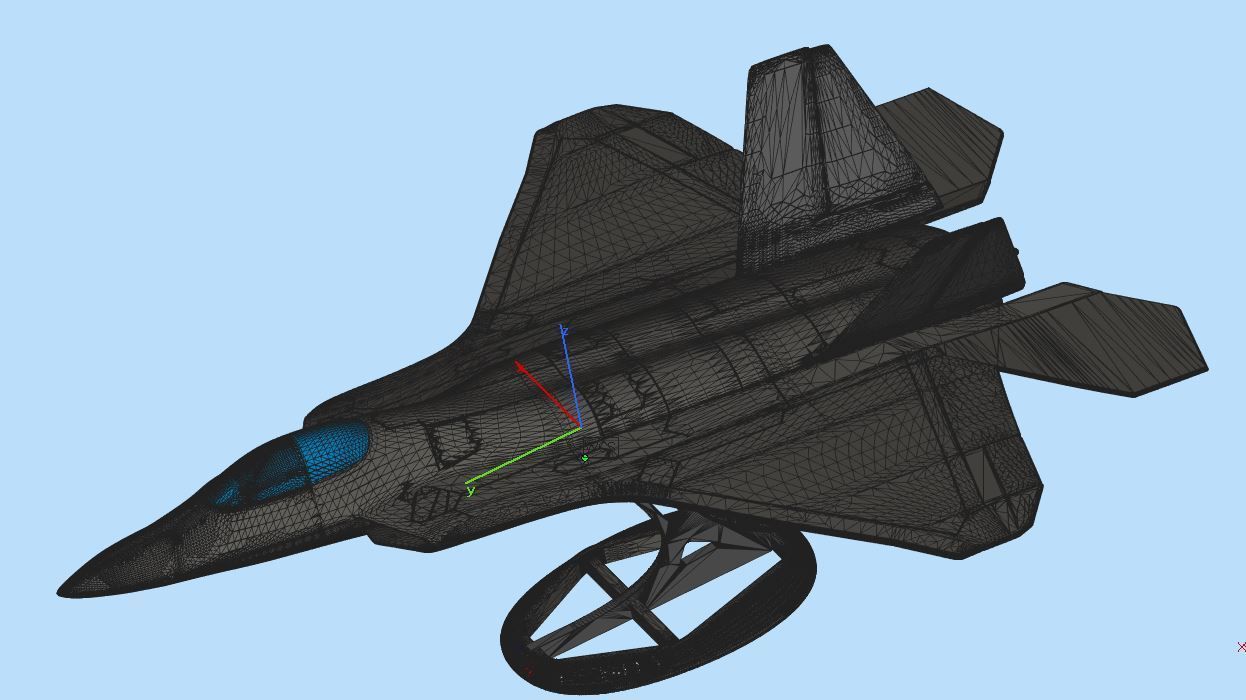 F-22 RAPTOR 3D print model_5