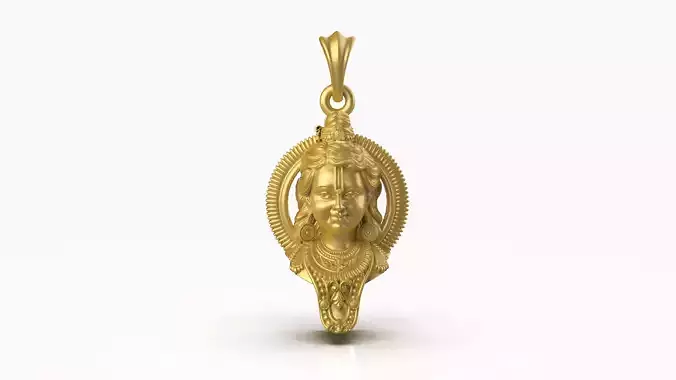 Ramlalla Pendant 3Dprint file 3D print model