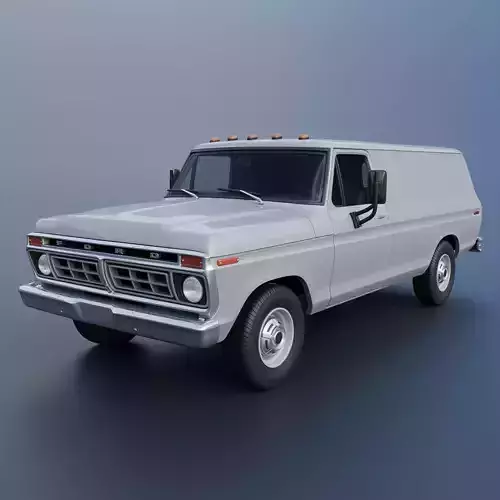 B-100 Panel Truck  1977 3D print model