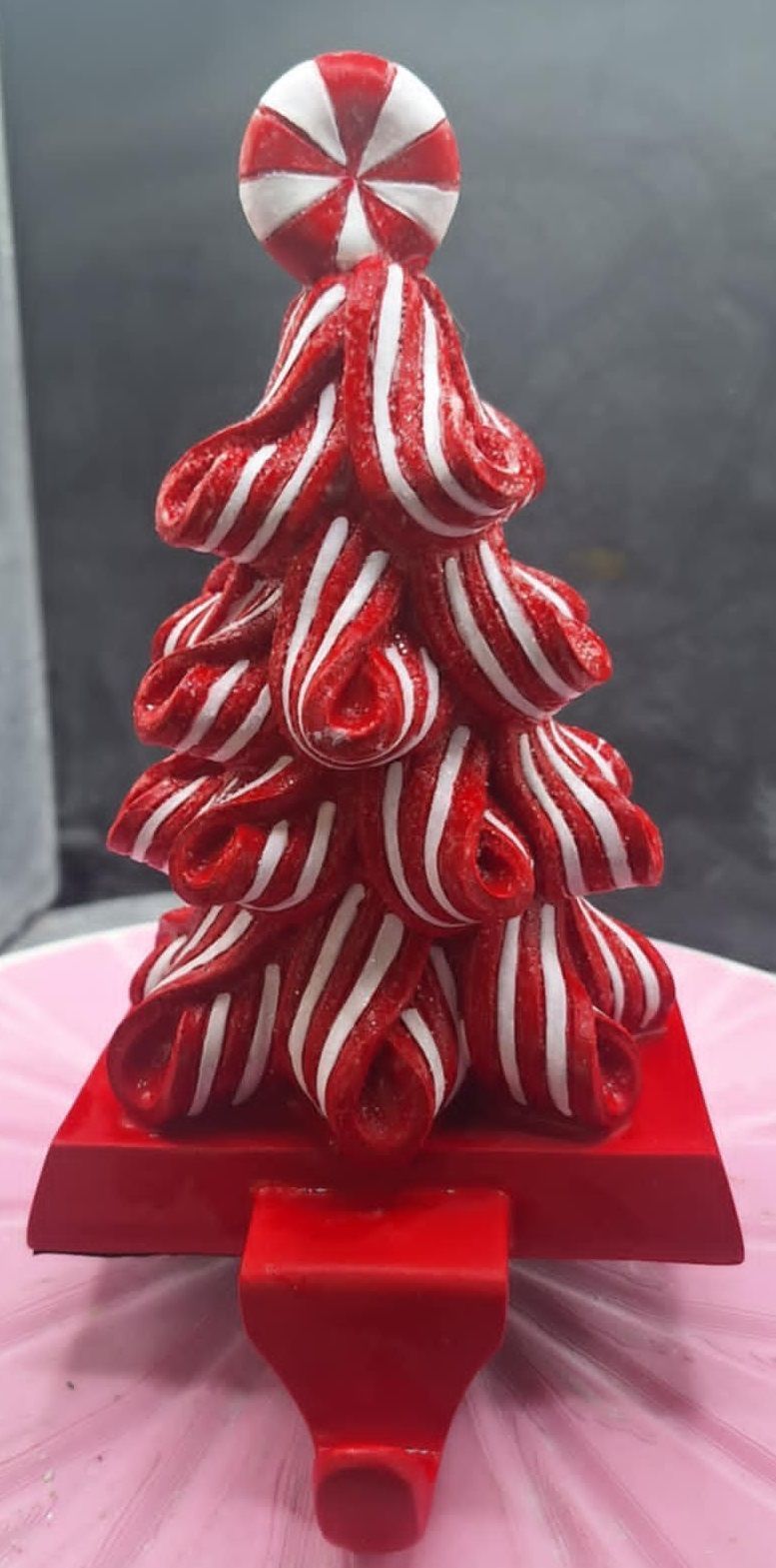 candy cane Christmas  stocking holder 3D print model_5