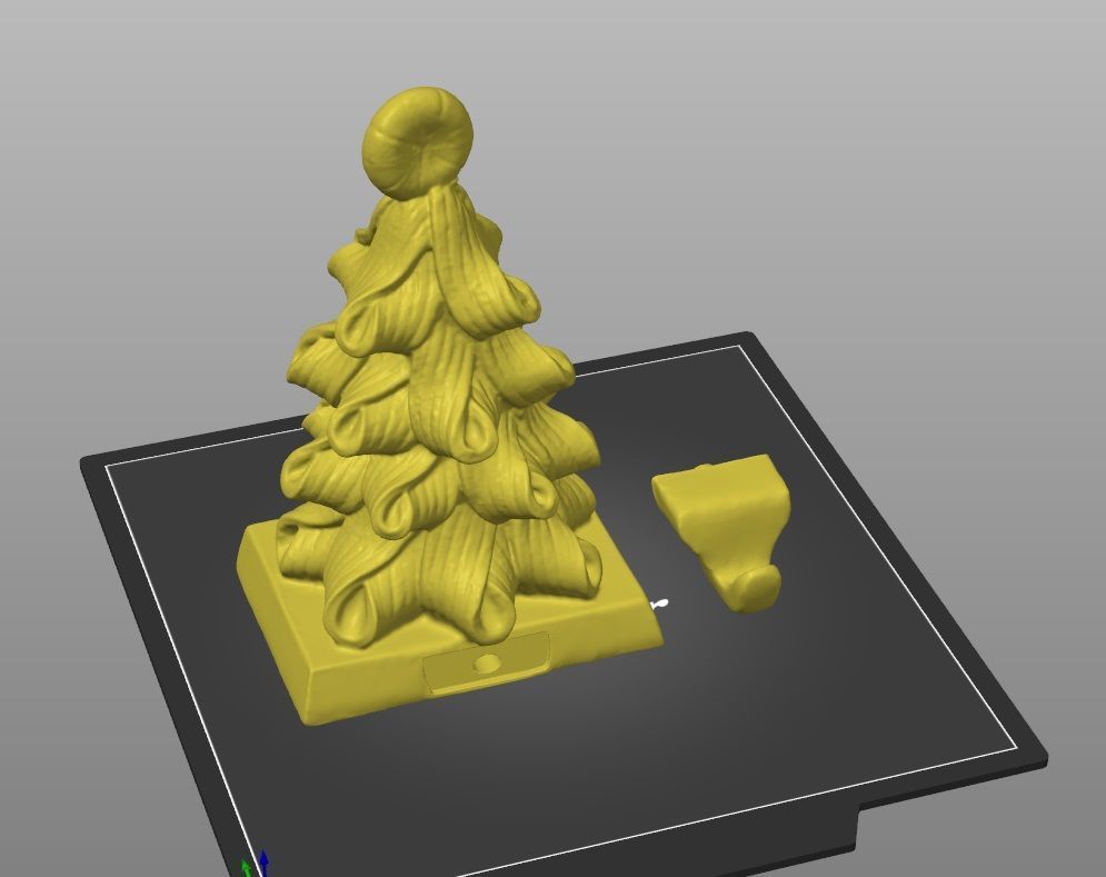 candy cane Christmas  stocking holder 3D print model_7