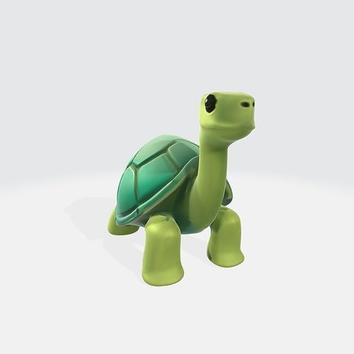 Charming Turtle 3D model