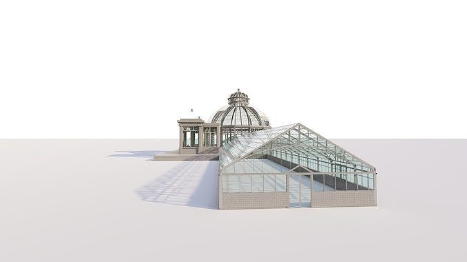 Glass building-Commercial building-building classic 3D model 5