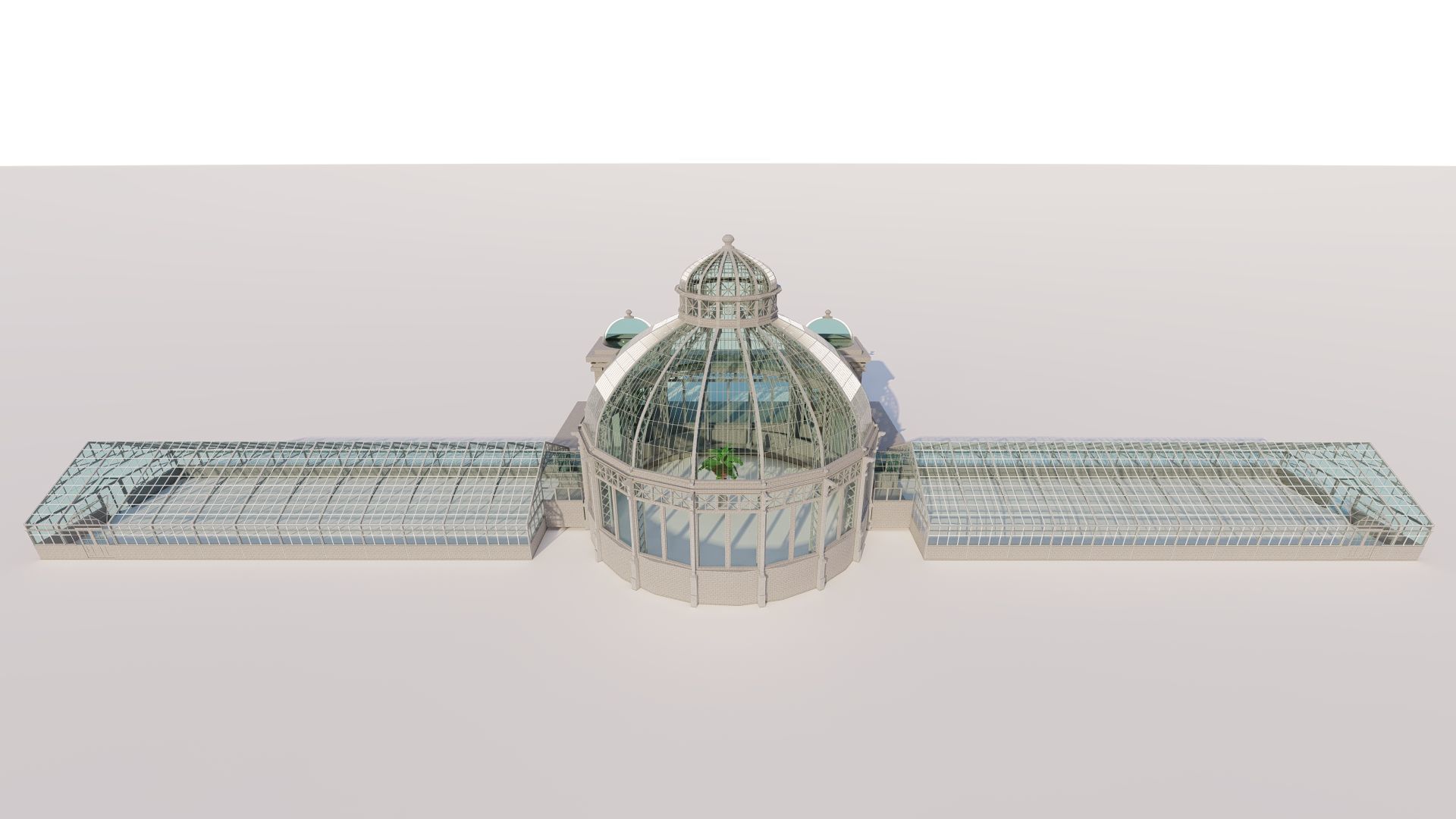 Glass building-Commercial building-building classic 3D model_6