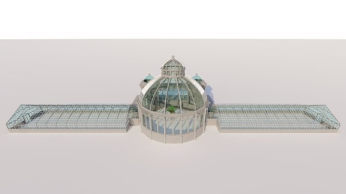 Glass building-Commercial building-building classic 3D model 7