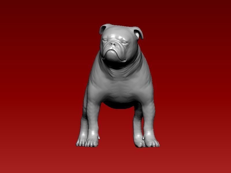 loyal dog statue - 3D print 3D print model_1