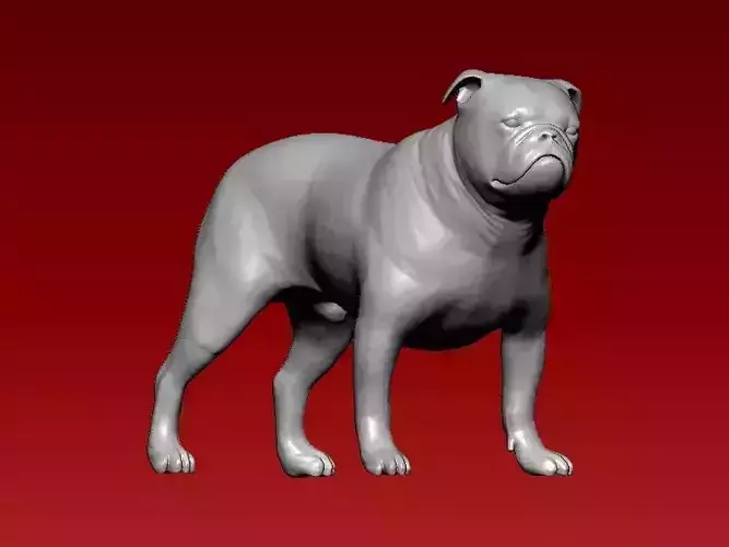  loyal dog  statue - 3D print