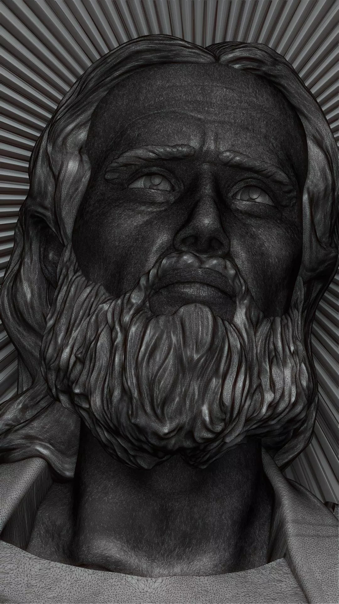Digital Sculpture of Saint Joseph - High Detail 3D Model 3D print model