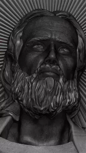 Digital Sculpture of Saint Joseph - High Detail 3D Model