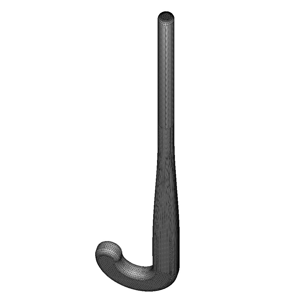 Sports Hockey Stick 3D print model_3