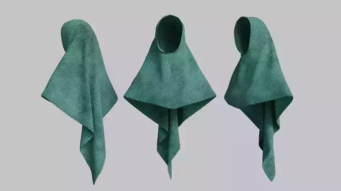 Fabric Hijab for Woman Wearing