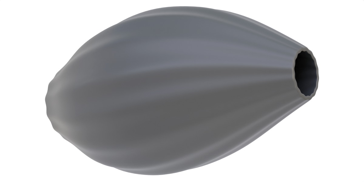 Decorative vase 23 3D model_2