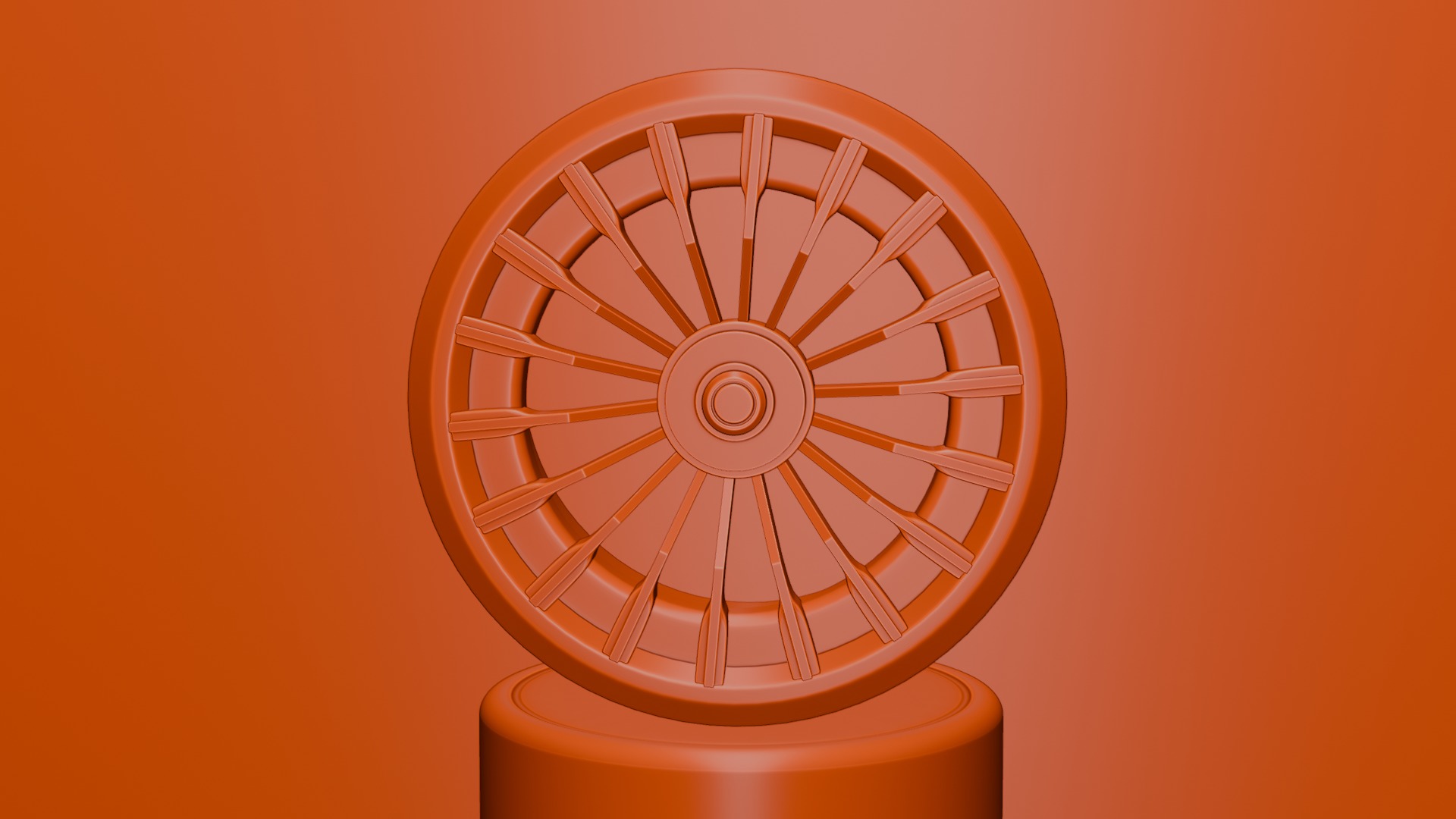 Black and red concept wheel 3D model_47