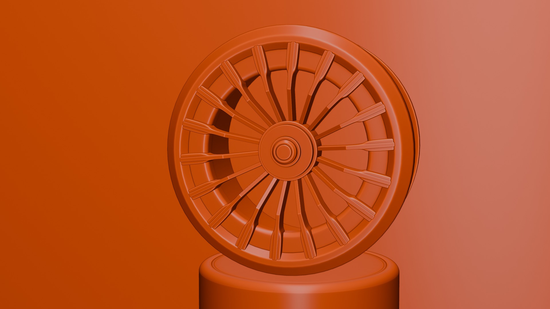 Black and red concept wheel 3D model_48