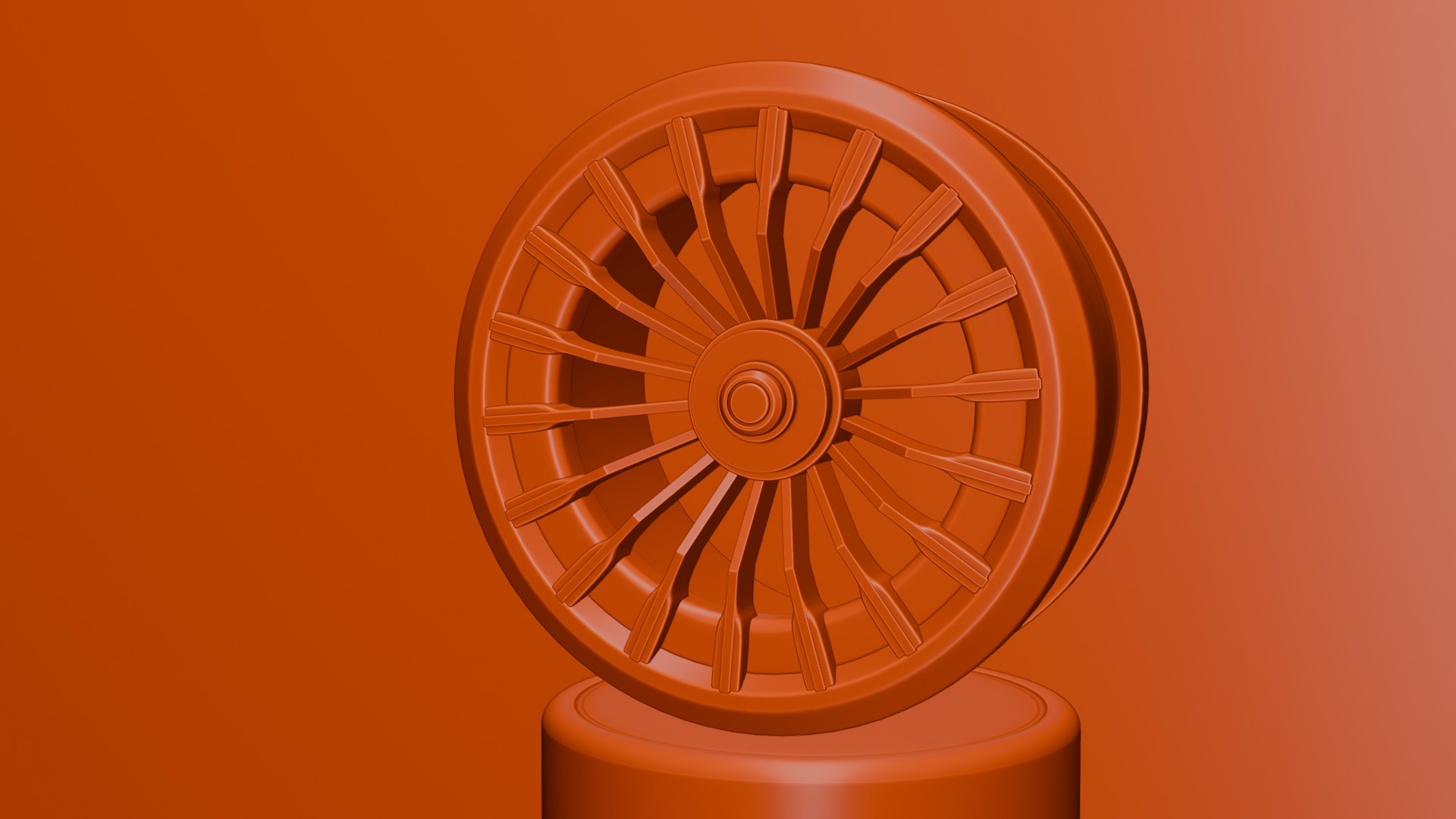 Black and red concept wheel 3D model_54