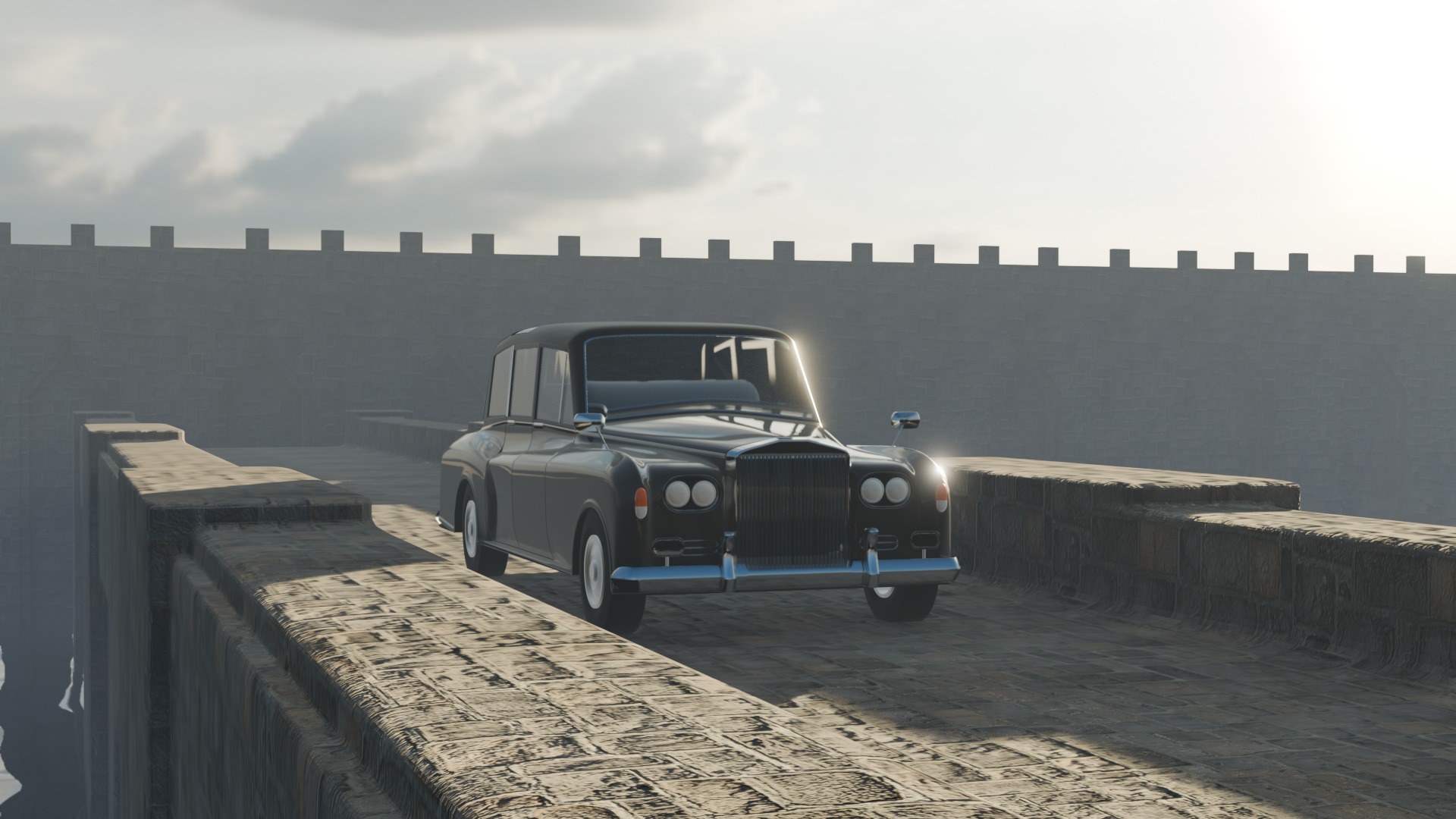 Rolls Royc phantom iv Low-poly 3D model_5