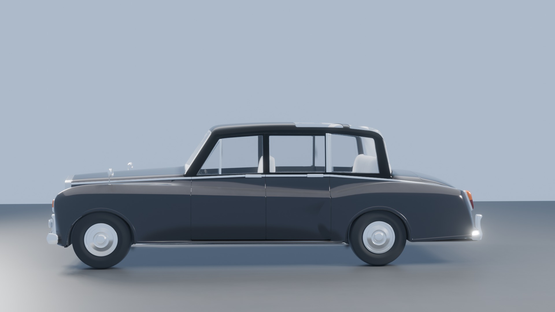 Rolls Royc phantom iv Low-poly 3D model_3