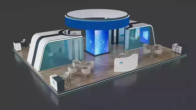 17x14 meter Exhibition Booth