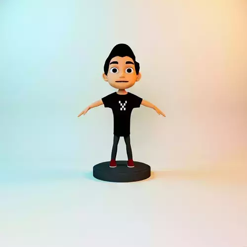 Cartoon Boy 3D Character
