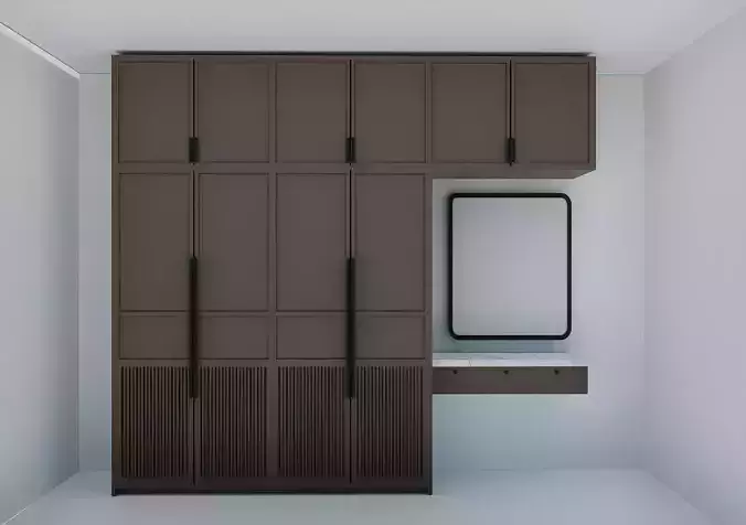 Wardrobe with Dressing Unit