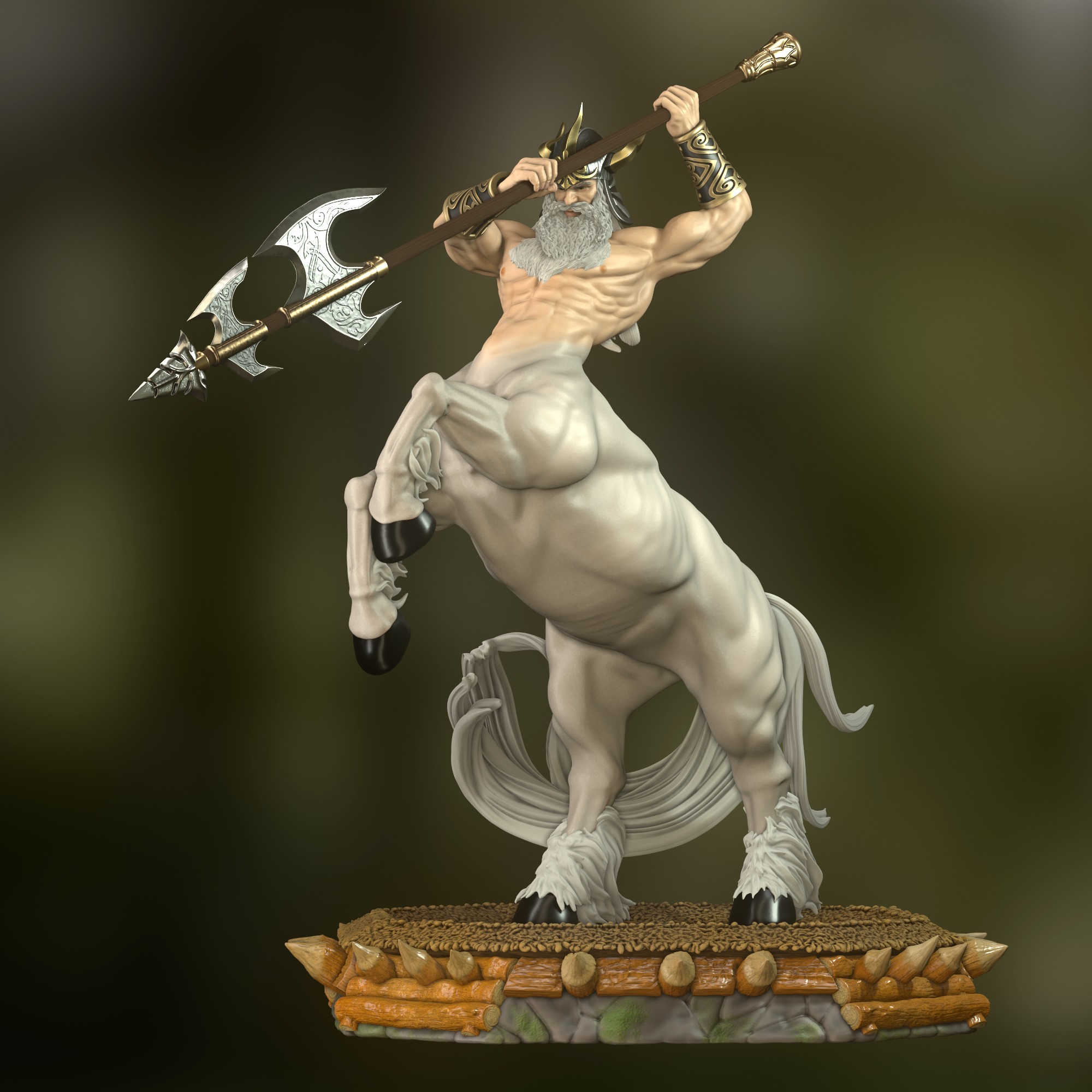 Heroes 3 Centaur Captain  3D print model_1