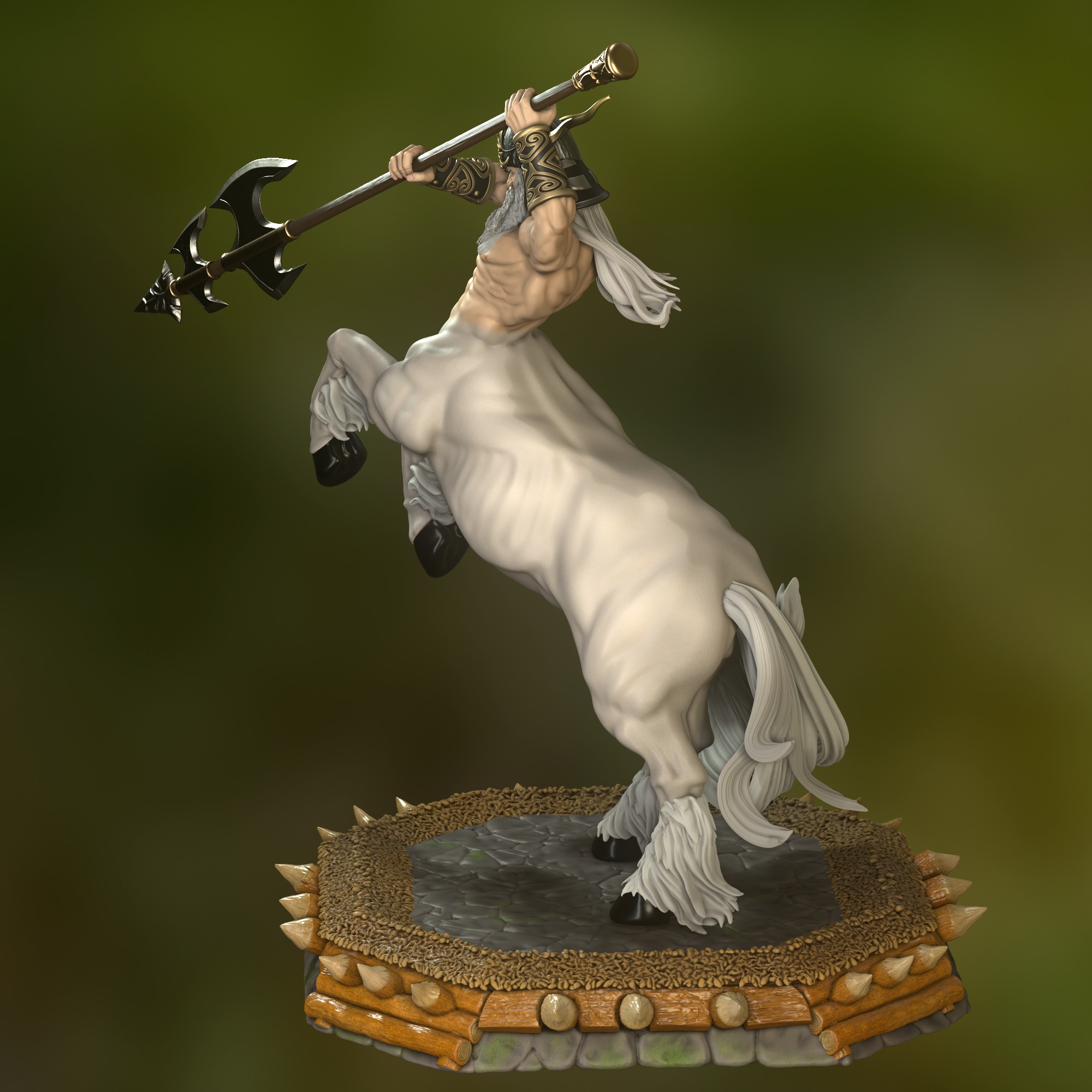 Heroes 3 Centaur Captain  3D print model_4
