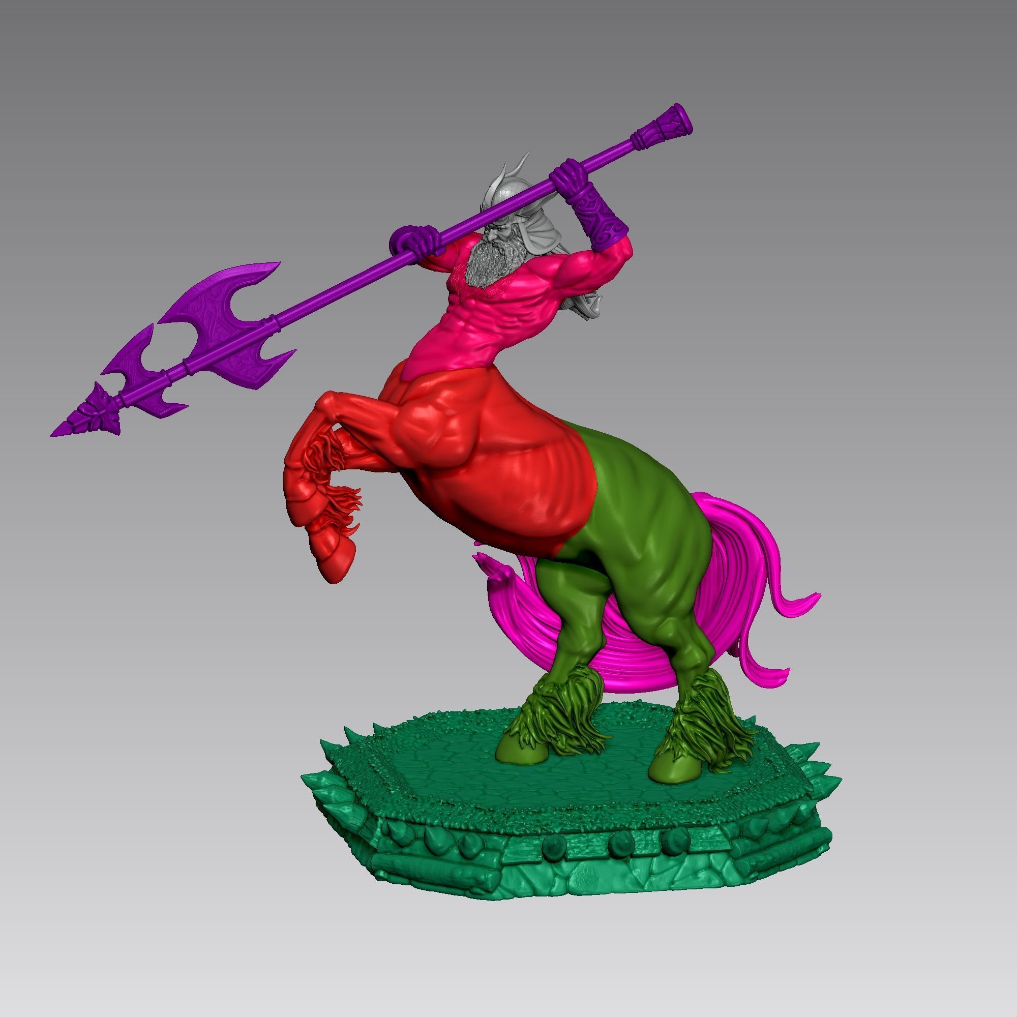 Heroes 3 Centaur Captain  3D print model_5