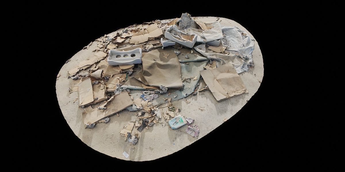 PBRPX Trash Heap 02 Low-poly 3D model_4