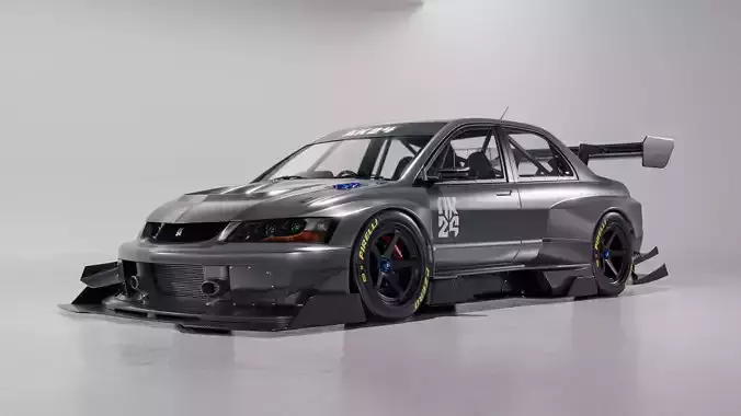 Mitsubishi Lancer Evolution IX Heavy Modification 3D model