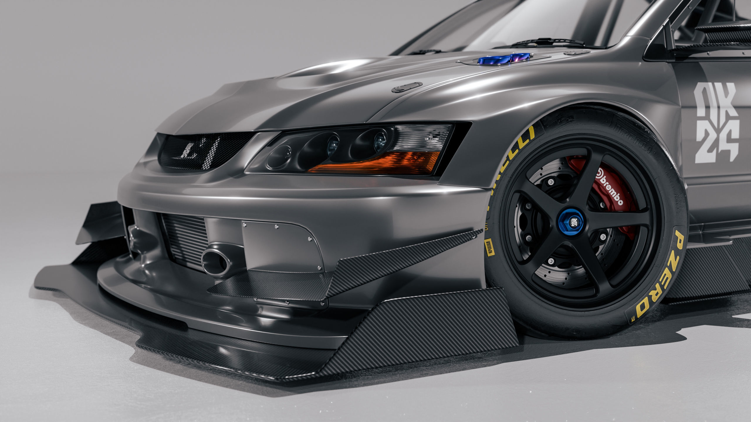 Mitsubishi Lancer Evolution IX Heavy Modification 3D model_6
