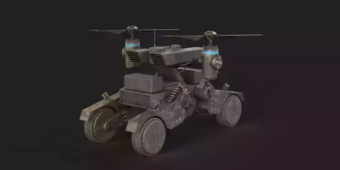 Aerial rover drone scout rotorcraft vehicle autonomous