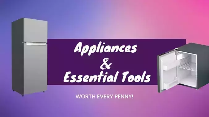 NEW Kitchenware Pack Appliances Furniture and Essential Tools 3D Model Collection