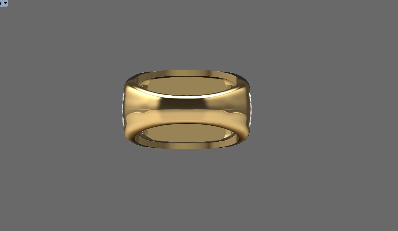 Man ring  3D print model_7