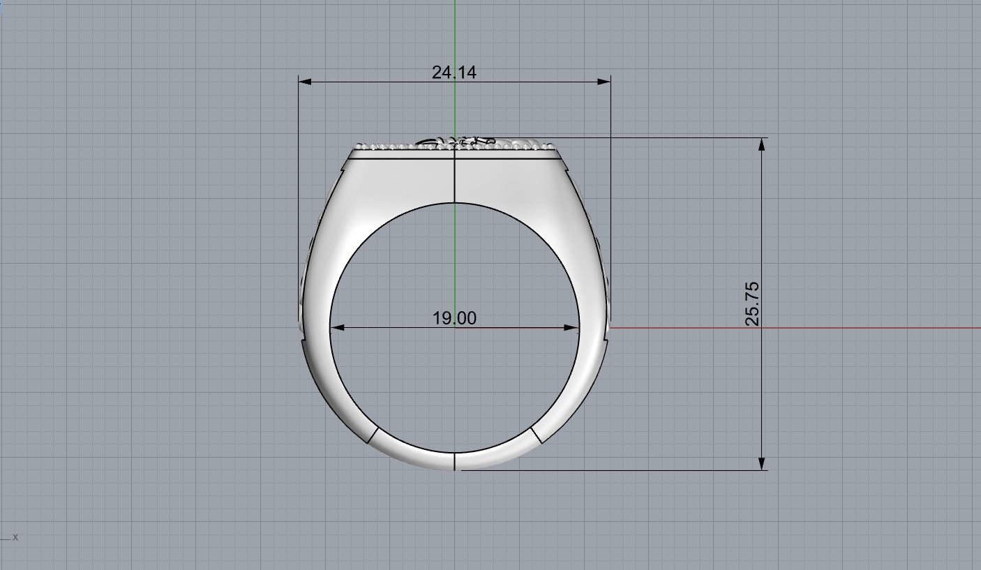 Man ring  3D print model_8