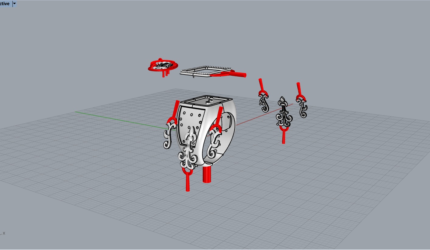 Man ring  3D print model_11