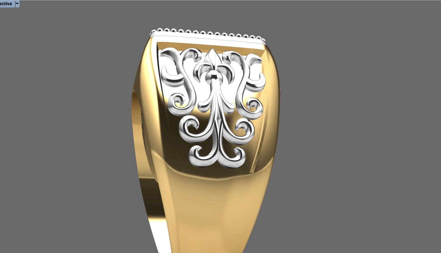 Man ring  3D print model_1