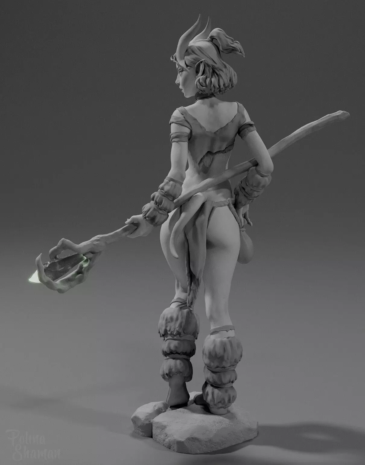 Lana is a apprentice of magic printable model 3D print model_0