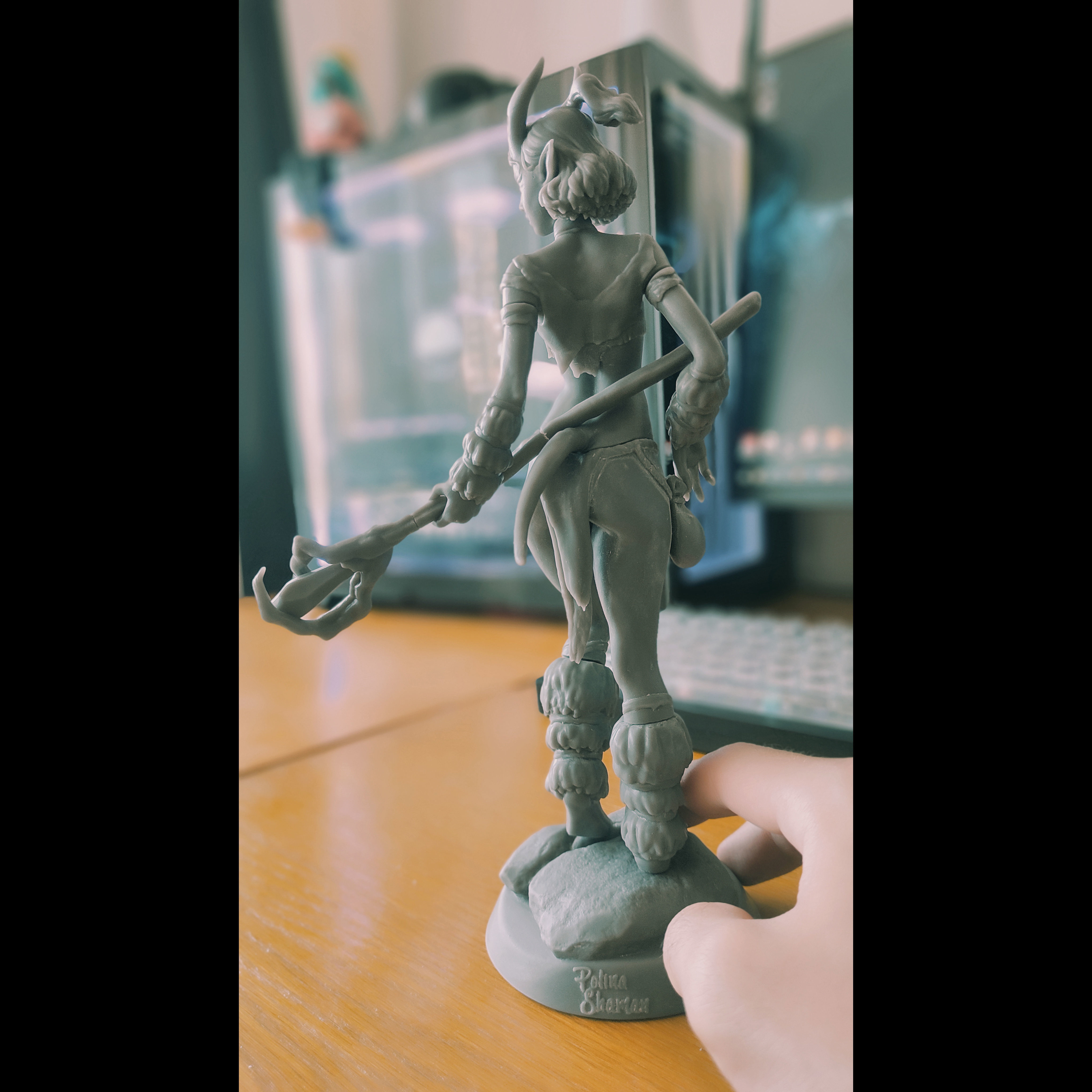 Lana is a apprentice of magic printable model 3D print model_5