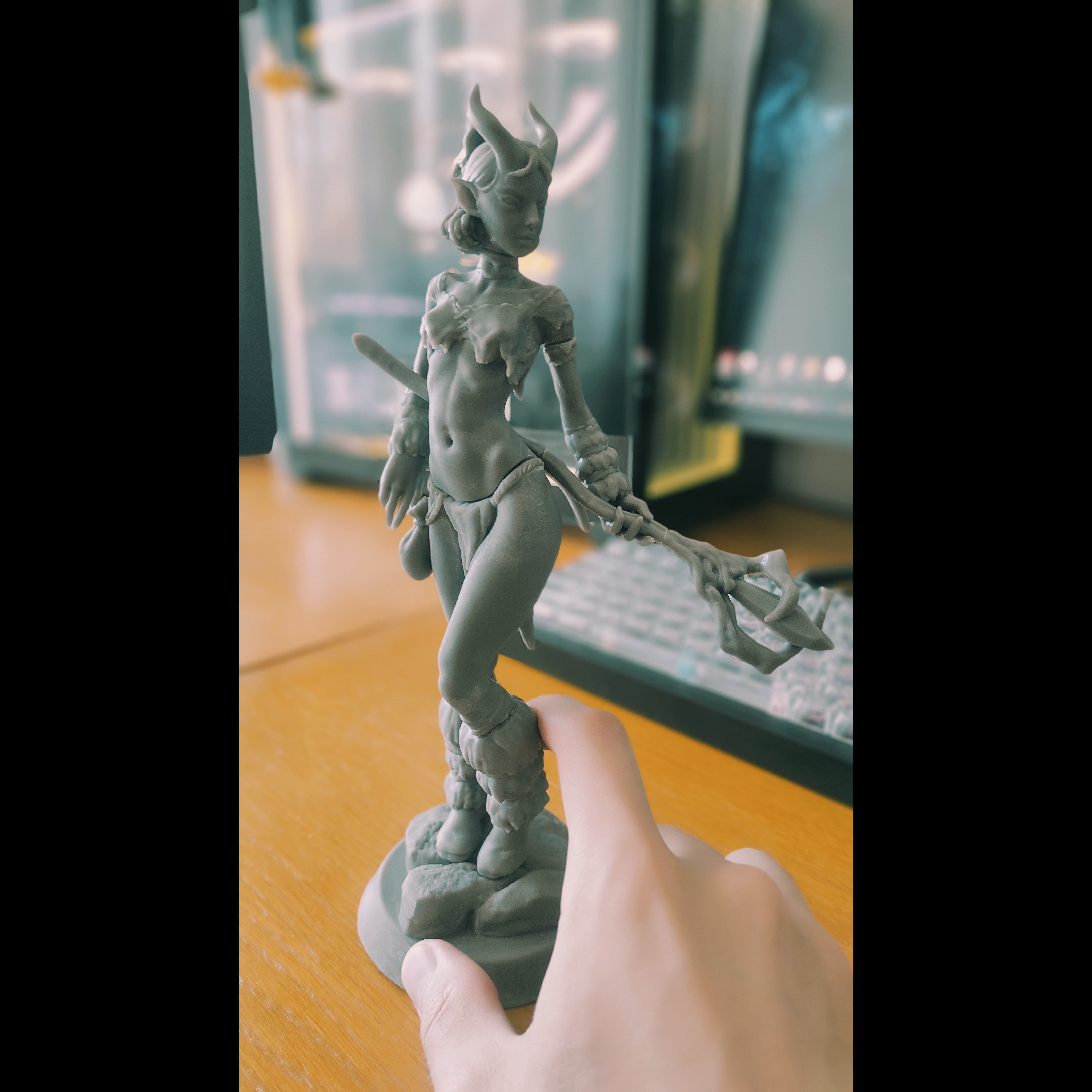 Lana is a apprentice of magic printable model 3D print model_2