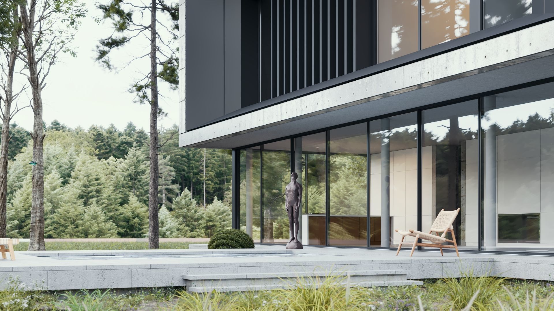 ProVis3D 043 - Villa Concrete 3D model_2