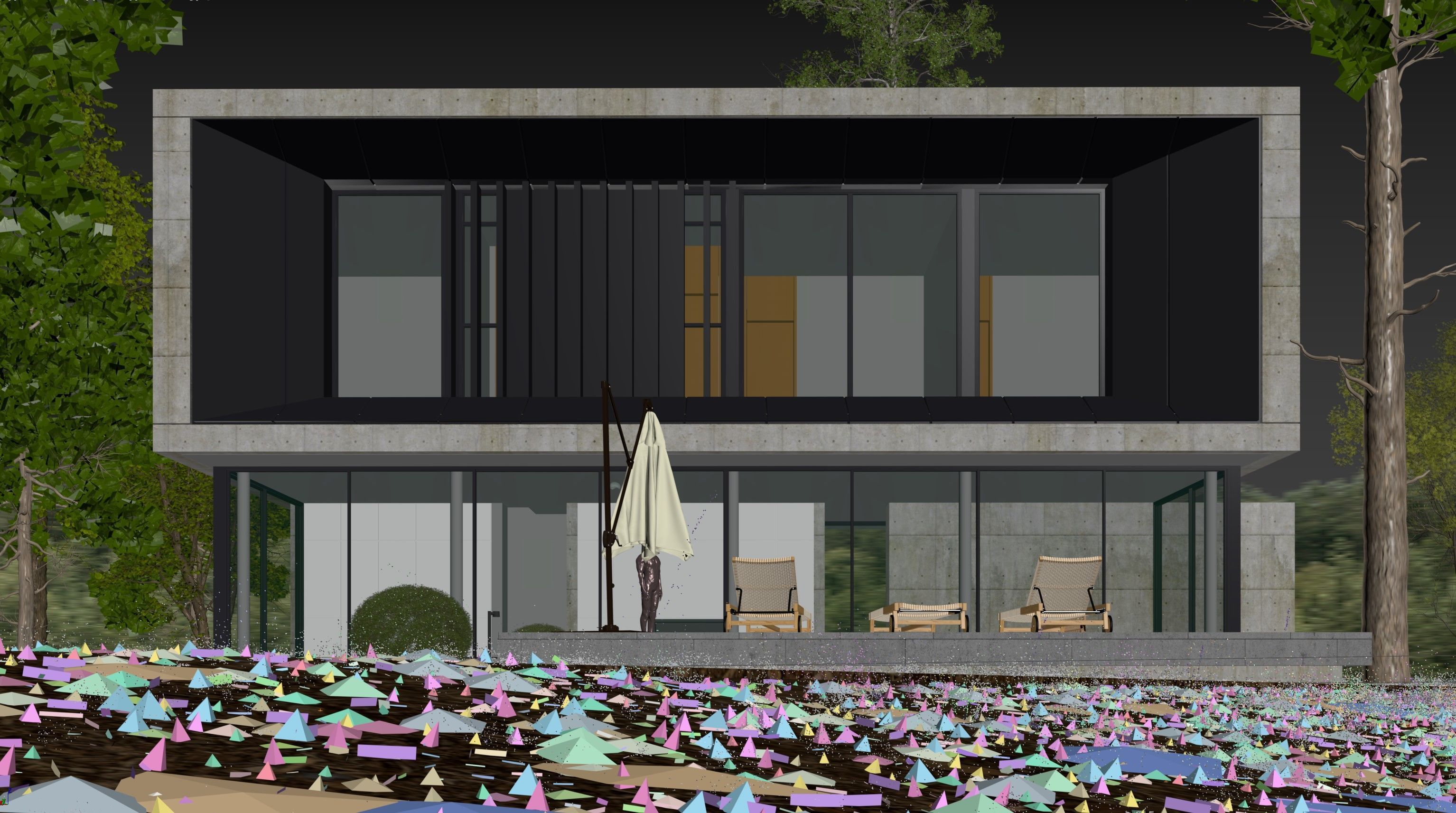 ProVis3D 043 - Villa Concrete 3D model_17