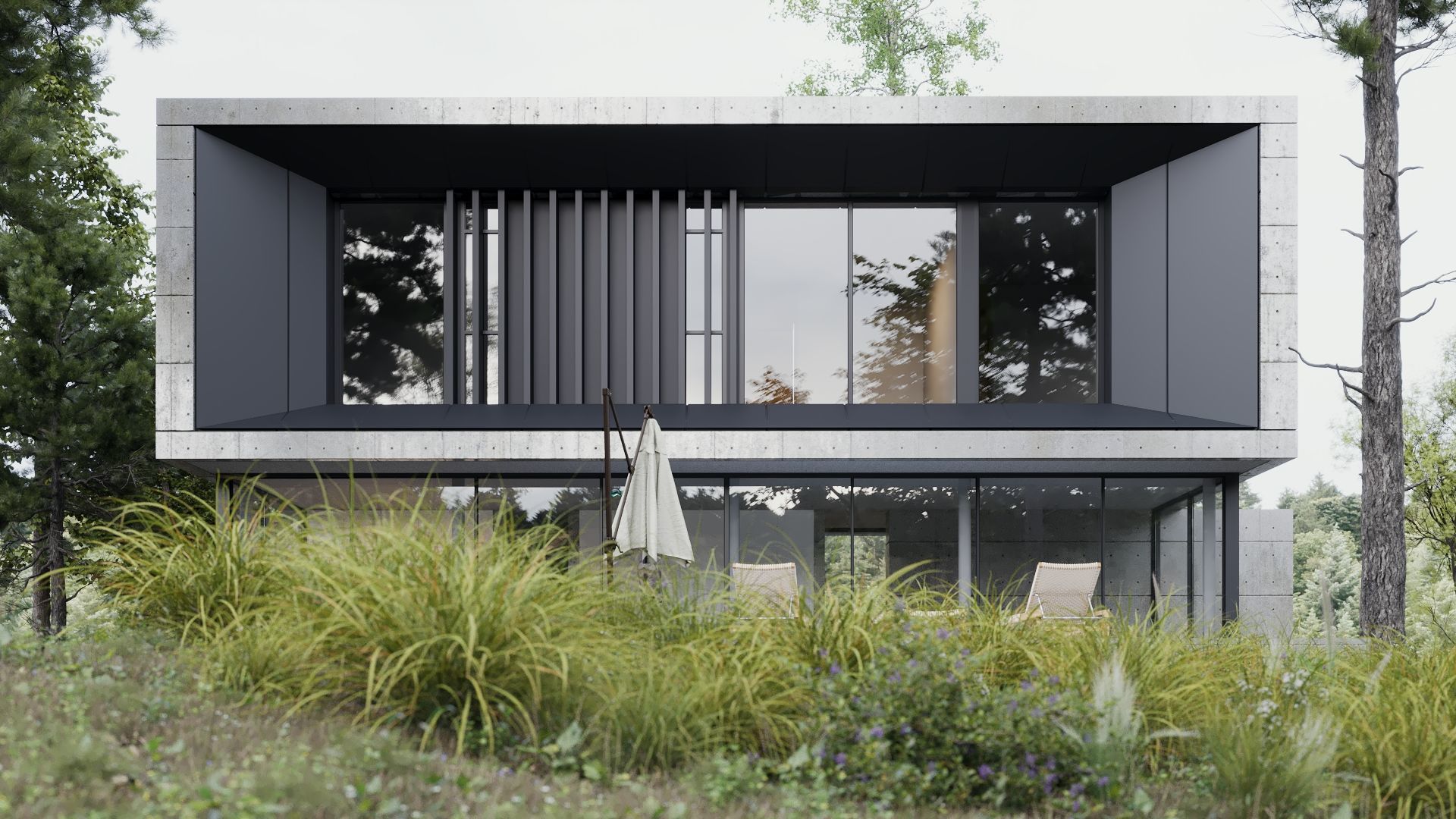 ProVis3D 043 - Villa Concrete 3D model_7