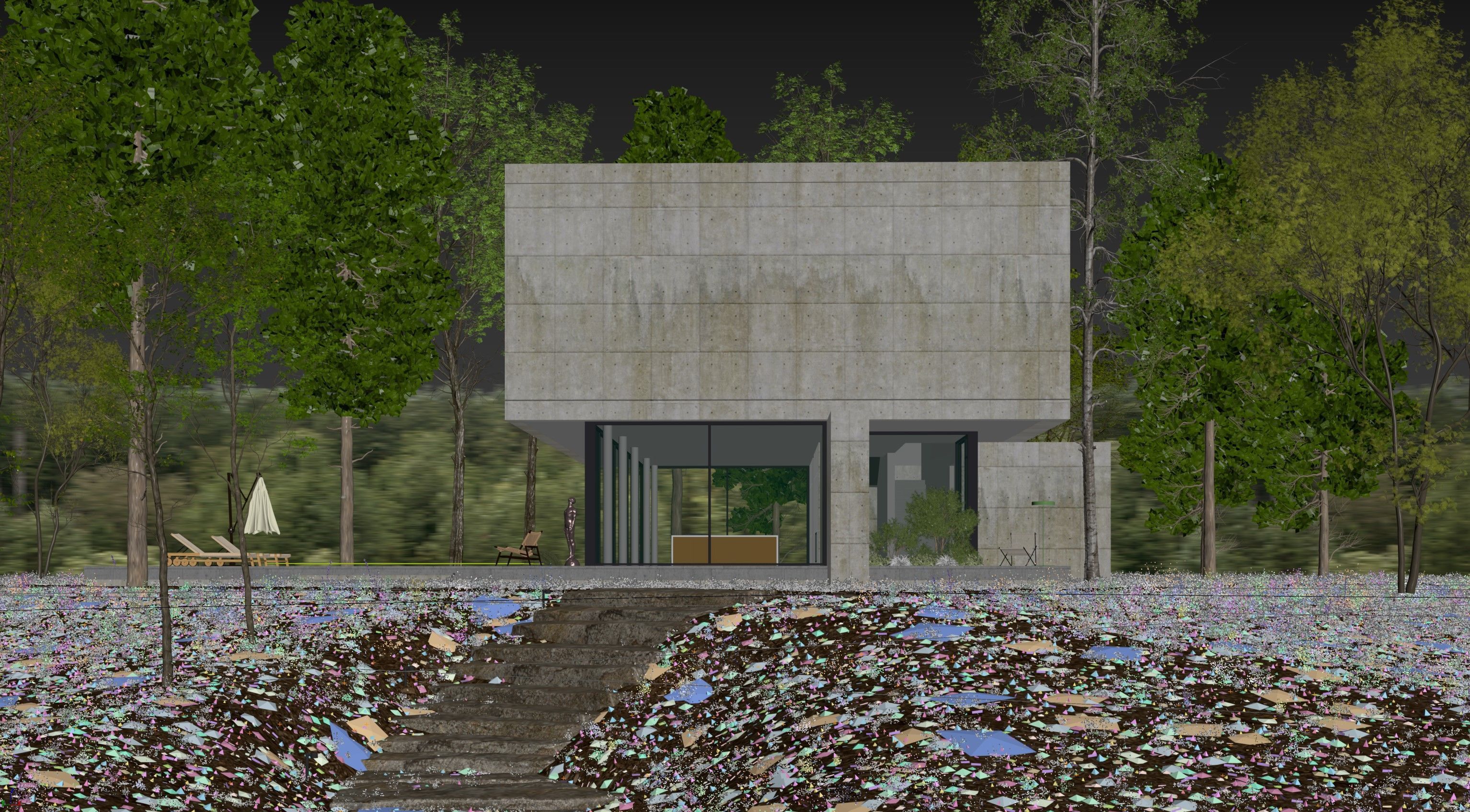 ProVis3D 043 - Villa Concrete 3D model_14