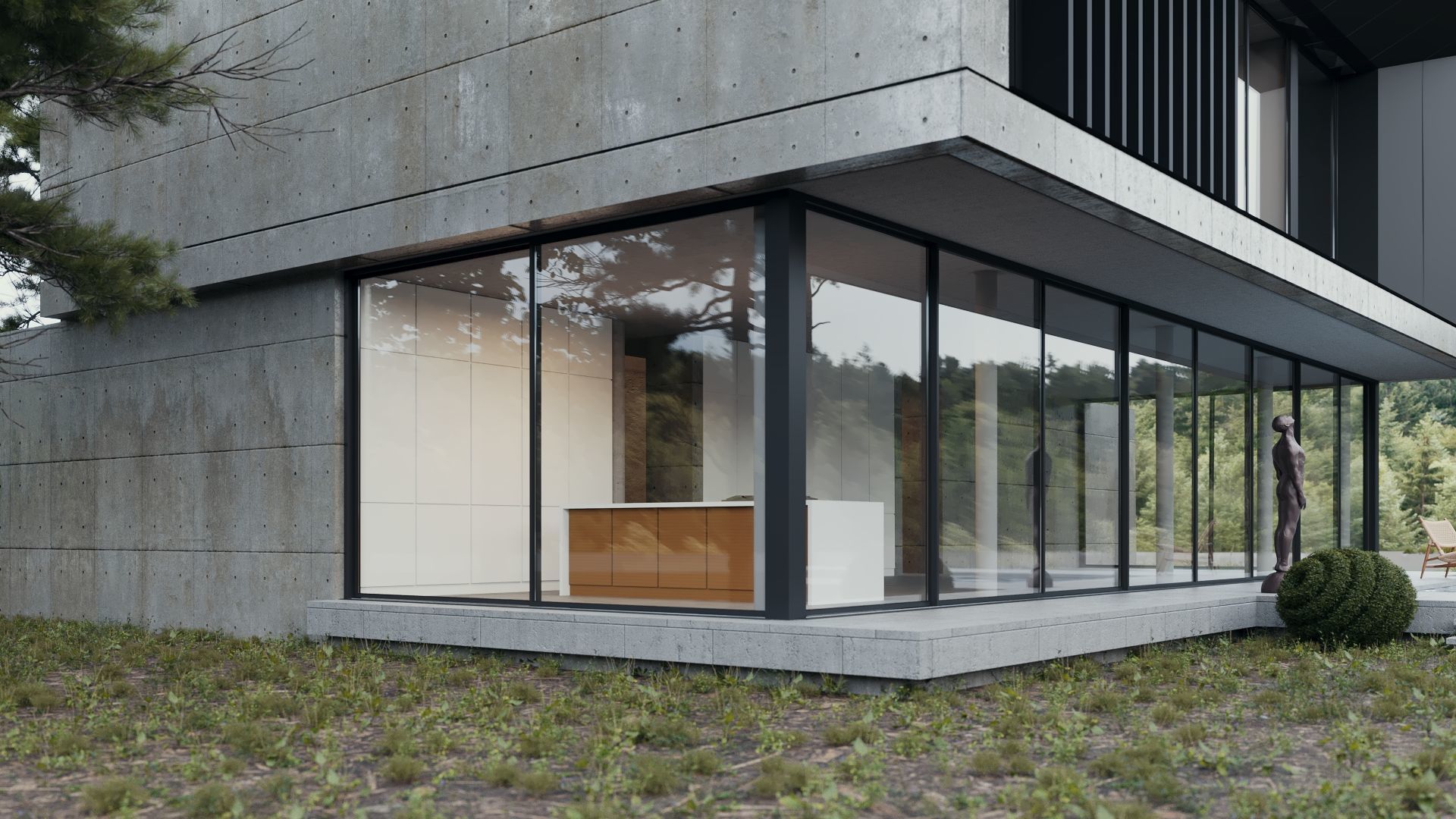 ProVis3D 043 - Villa Concrete 3D model_11