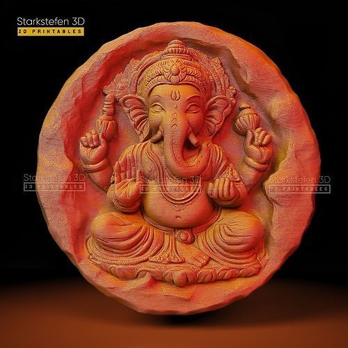Lord Ganesh 3D Model  3D print model