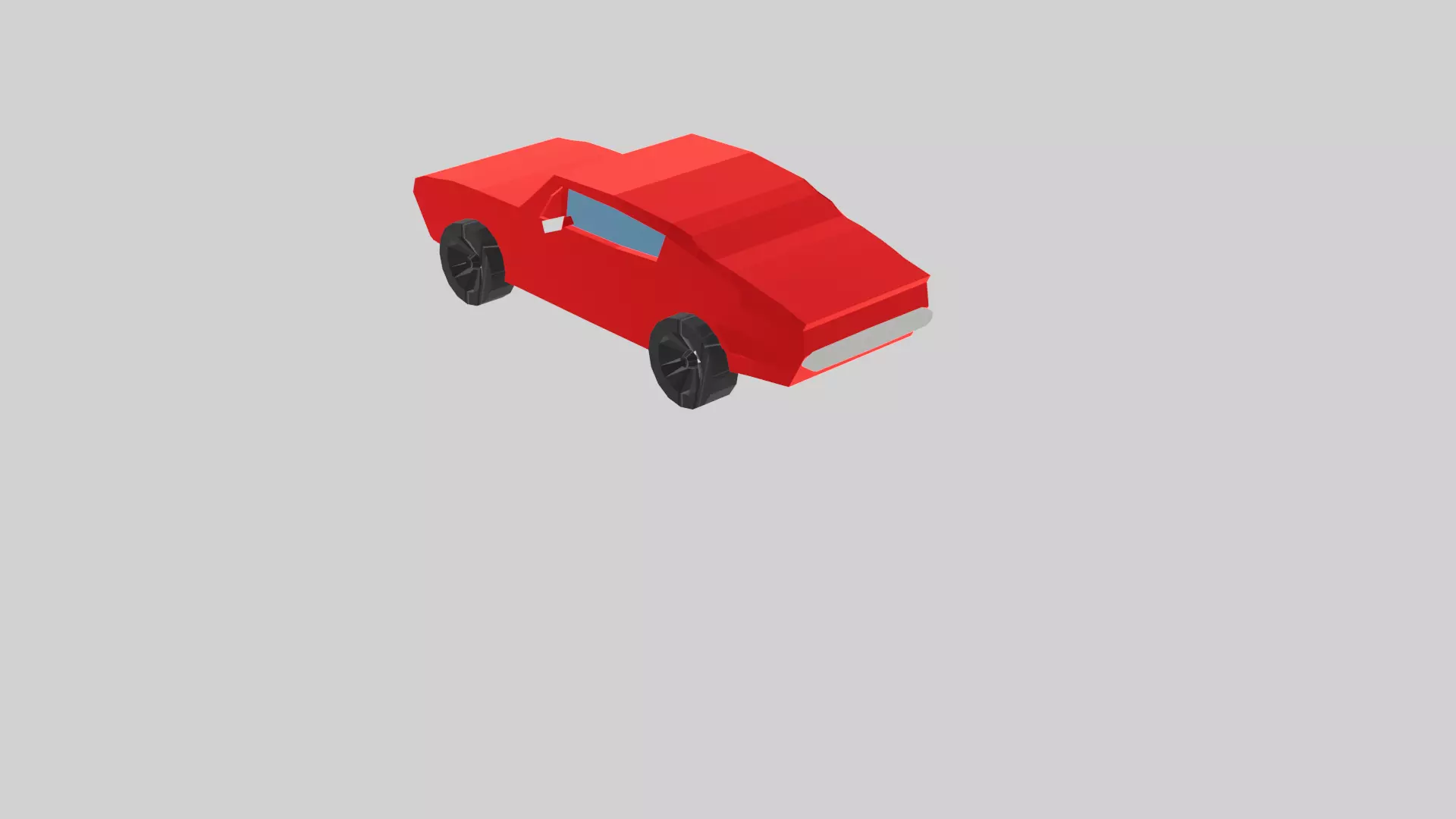 Plymouth Barracuda Low-poly 3D model_0